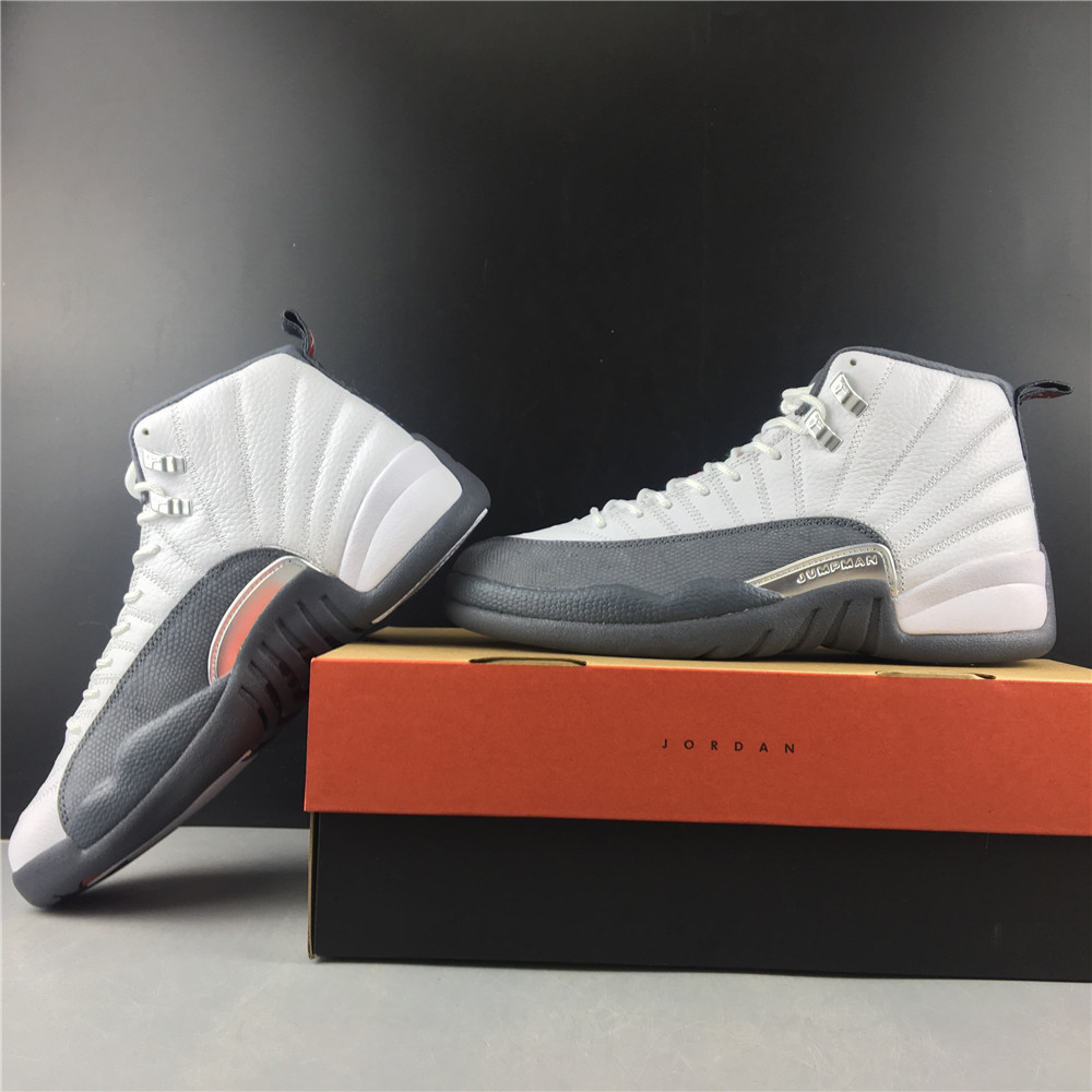 2020 Air Jordan 12 White Grey Silver